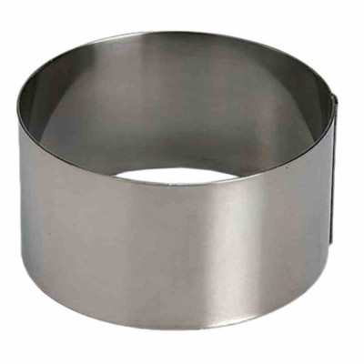 L2G - Cercle à vacherin inox H. 60 mm Ø 220 mm