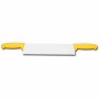 L2G - Couteau à fromage inox deux mains ABS 33cm manche jaune