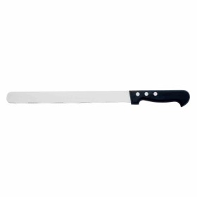 L2G - Couteau à pâte feuilletée manche noir L. 280 manche 3 rivets PP
