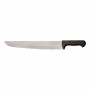 L2G - Couteau à poisson cranté manche noir surmoule L. 350 mm