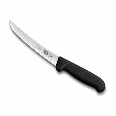 L2G - Couteau à saigner victorinox manche noir surmoule longueur de lame: L. 160 mm