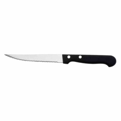 L2G - Couteau à steack micro-dente - manche noir L. 100