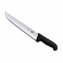 L2G - Couteau boucher victorinox manche noir surmoule L. 260 mm