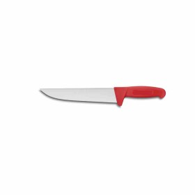 L2G - Couteau de boucher L. 250 mm manche rouge