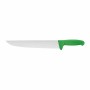 L2G - Couteau de boucher manche surmoule vert lame L. 300 mm