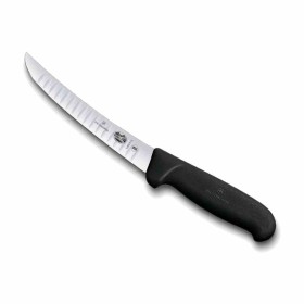 L2G - Couteau desosser victorinox manche noir surmoule alveolée L. 150 mm