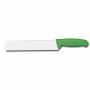 L2G - Couteau fromage 1 main manche surmoule vert lame L. 250 mm
