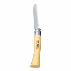 L2G - Couteau opinel n°07 lame a bout rond 8 cm manche hètre