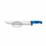 L2G - Couteau poisson microdente manche bleu L. 420 manche surmoule
