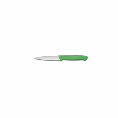 L2G - Couteau pour le travail du bio lame L. 100 mm manche vert surmoule