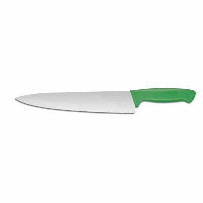 L2G - Couteau pour le travail du bio lame L. 300 mm manche vert surmoule
