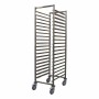L2G - Echelle soudée inox à glissières GN 1/1 entrée 325mm - 20 niveaux - chape inox