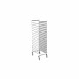 L2G - Échelle soudée inox à glissières mixte 600x400 mm GN 1/1 entrée 400mm 20 niveaux