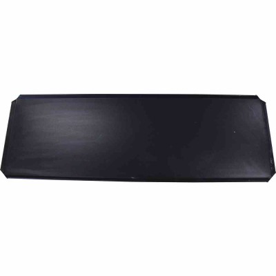 L2G - Plaque alu pleine 600 x 400 mm revêtement teflon bords pincés 45° épaisseur 15/10