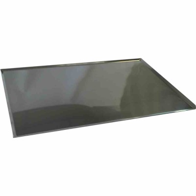 L2G - Plaque inox 600x400 bords pinces épaisseur 10/10