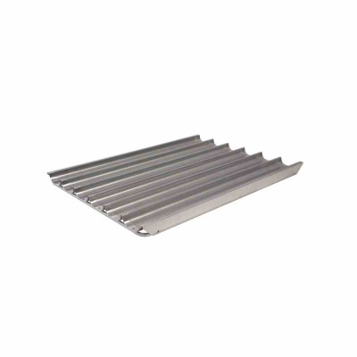 L2G - Support de cuisson pour baguettes tout aluminium 5 alveoles 400x600 mm