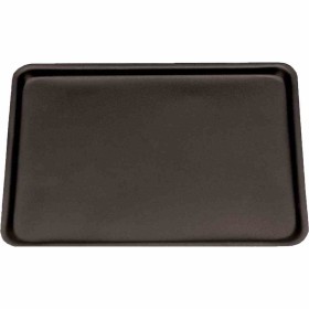 L2G - Plaque pâtissière aluminium anti-adhésive 400x300x12 bords emboutis à 45°