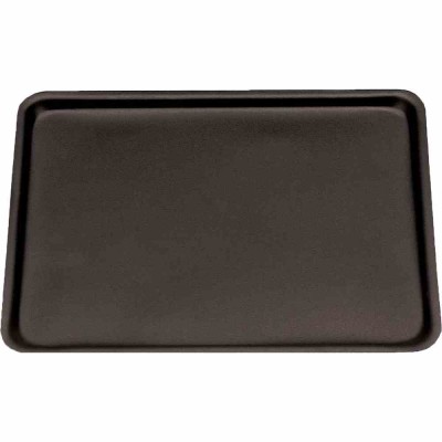 L2G - Plaque pâtissière aluminium anti-adhésive 400x300x12 bords emboutis à 45°