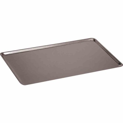 L2G - Plaque pâtissière aluminium bords emboutis à 45° 600x400x12 mm