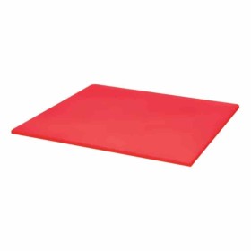 L2G - Planche de découpe poly rouge épaisseur 25 mm à fixer sur banque arrière 600x400x50 mm