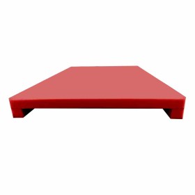 L2G - Plaque de découpe poly sur tasseaux L. 500 mm non montes couleur rouge