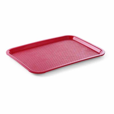 L2G - Plateau rouge polypropylène L. 415 mm P. 305 mm