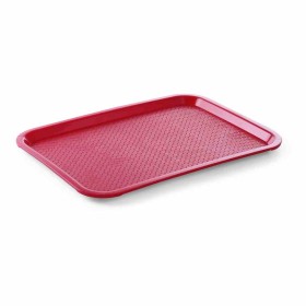 L2G - Plateau rouge polypropylène L. 450 mm P. 350 mm
