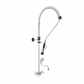 L2G - Douchette ec/ef sur plonge monotrou avec col de cygne P. 300 mm H. 1200 mm