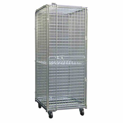 L2G - Roll container de securite 1 porte maille 50x50 mm systeme de fermeture pour cadenas