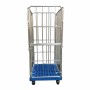 L2G - Rollcontainer avec socle plastique 3 ridelles zinguées démontables