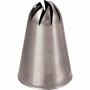 L2G - Douille inox fleur fermee 6mm 8 dents
