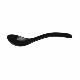 L2G - Cuillère à salade melamine noire L. 235 mm