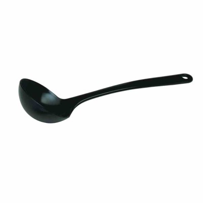 L2G - Cuillère à soupe melamine noire L. 235 mm