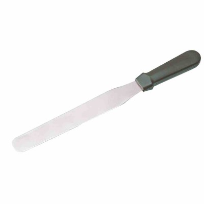 L2G - Palette inox avec manche ABS noir palette inox L. 300 mm