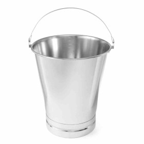 L2G - Seau inox avec graduations et pied renforce 12 L