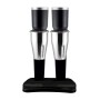 SOFRACA - Shaker électrique professionnel - Noir - 2 Bols inox - 2x 1L - 230 V