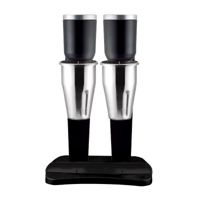 SOFRACA - Shaker électrique professionnel - Noir - 2 Bols inox - 2x 1L - 230 V
