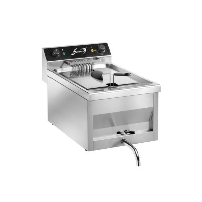 SOFRACA - Friteuse électrique à poser - 400 V - Super puissante - 12 Litres