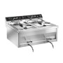 SOFRACA - Friteuse électrique à poser - 400 V - Super puissante - 2 x 12 Litres