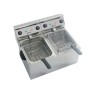SOFRACA - Friteuse électrique de table - 2 x 4 Litres - 230 V