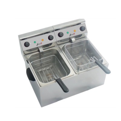 SOFRACA - Friteuse électrique de table - 2 x 4 Litres - 230 V