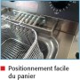 SOFRACA - Friteuse électrique sur coffre - 400 V - Super puissante - 9 Litres