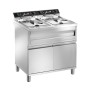 SOFRACA - Friteuse électrique sur coffre - Super puissante - 2 x 9 Litres - 400 V