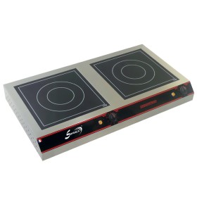 SOFRACA - Cuiseur à induction - 2 feux - Diamètre 2x 250 mm - 230 V