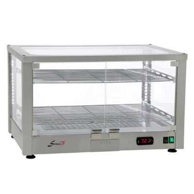 SOFRACA - Vitrine chauffante ventilée - 3 niveaux