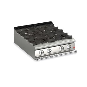 Plaque de cuisson - Top 4 feux vifs gaz - Gamme QUEEN 700