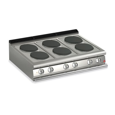 Plaque de cuisson 6 plaques électriques QUEEN 700 - BARON