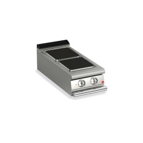 BARON - Plaque de cuisson - 2 plaques carrées électriques - Gamme QUEEN 700