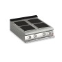 Plaque de cuisson 4 plaques carrées QUEEN 700 - BARON