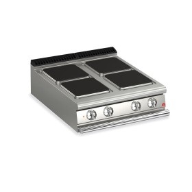 BARON - Plaque de cuisson - 4 plaques carrées électriques - Gamme QUEEN 700